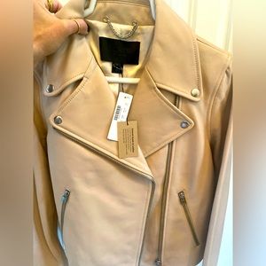 J.crew  Collection leather moto jacket new with tags sold out everywhere